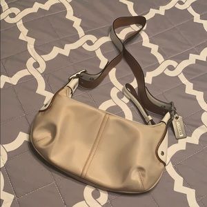 Barely Used Beige and Brown Clutch
